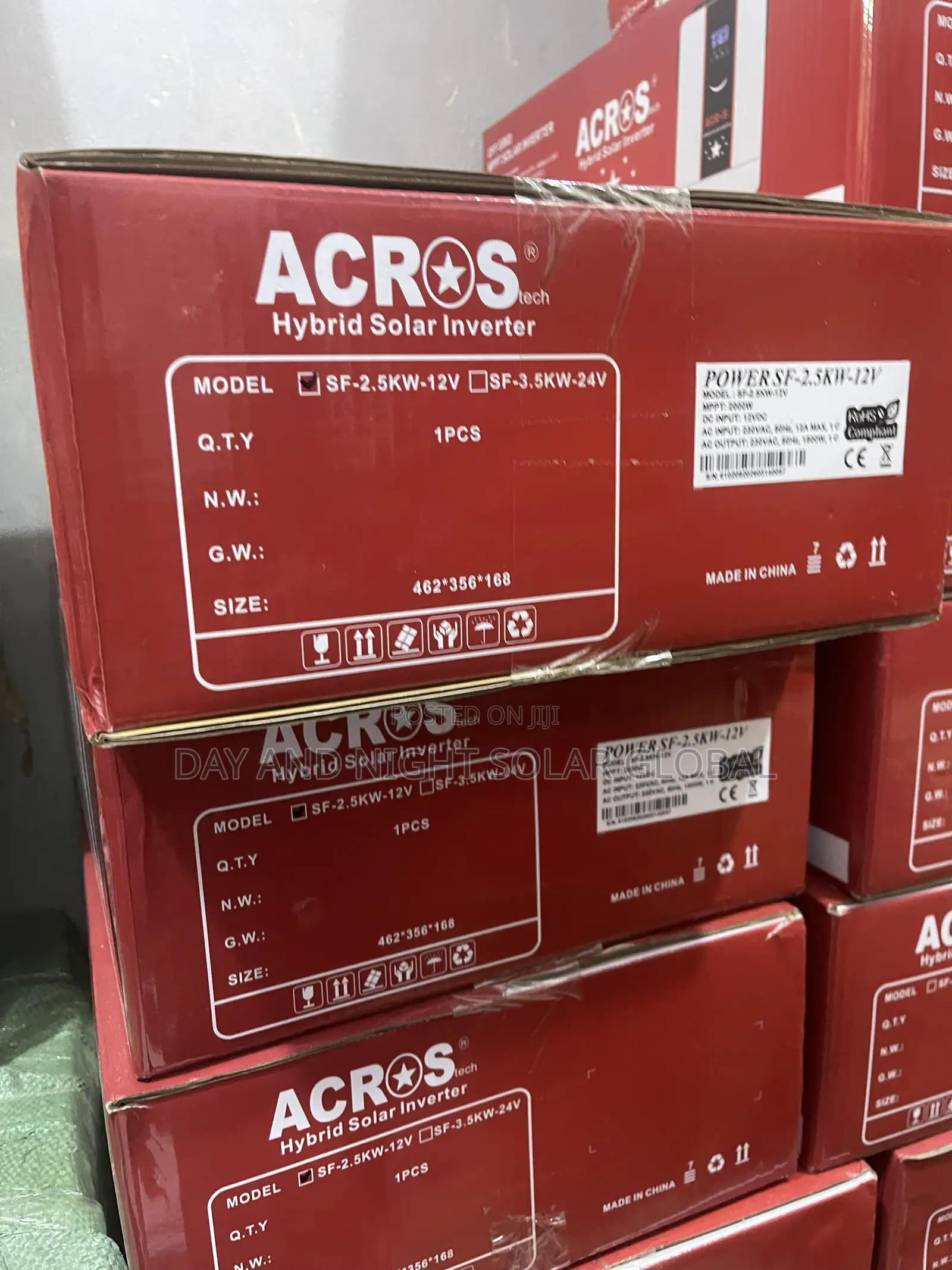 2.5kva 12v Across Hybrid Solar Inverter 5yrs Warranty