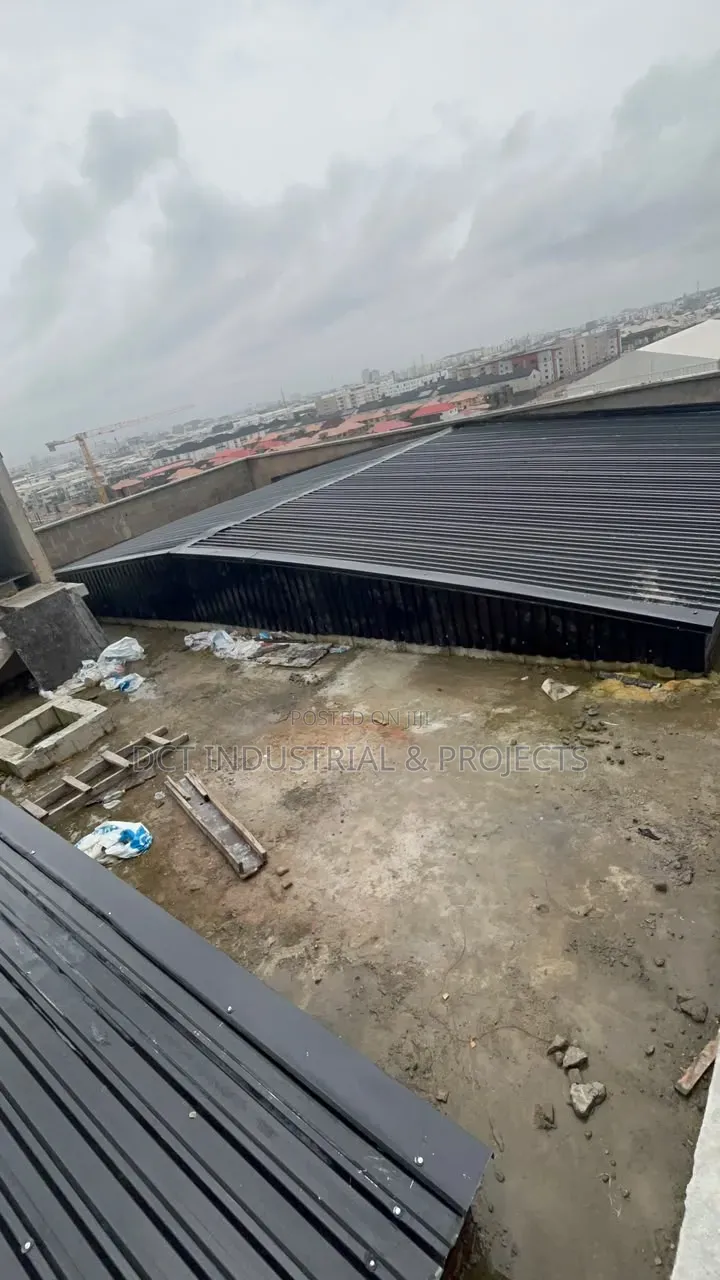 Steel Roof Trusses Constructions / Aluminium Long-Span Installation