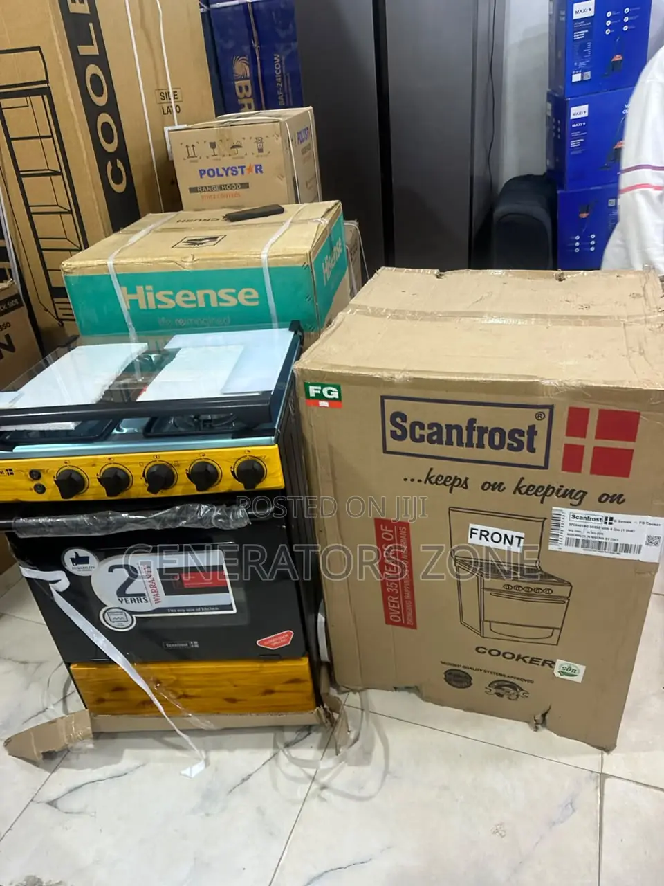 Scanfrost 60x60 Freestanding Gas Cooker