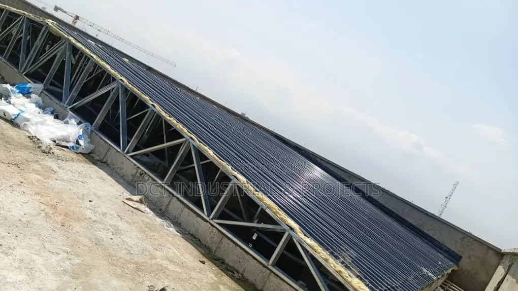 Steel Roof Trusses Constructions / Aluminium Long-Span Installation