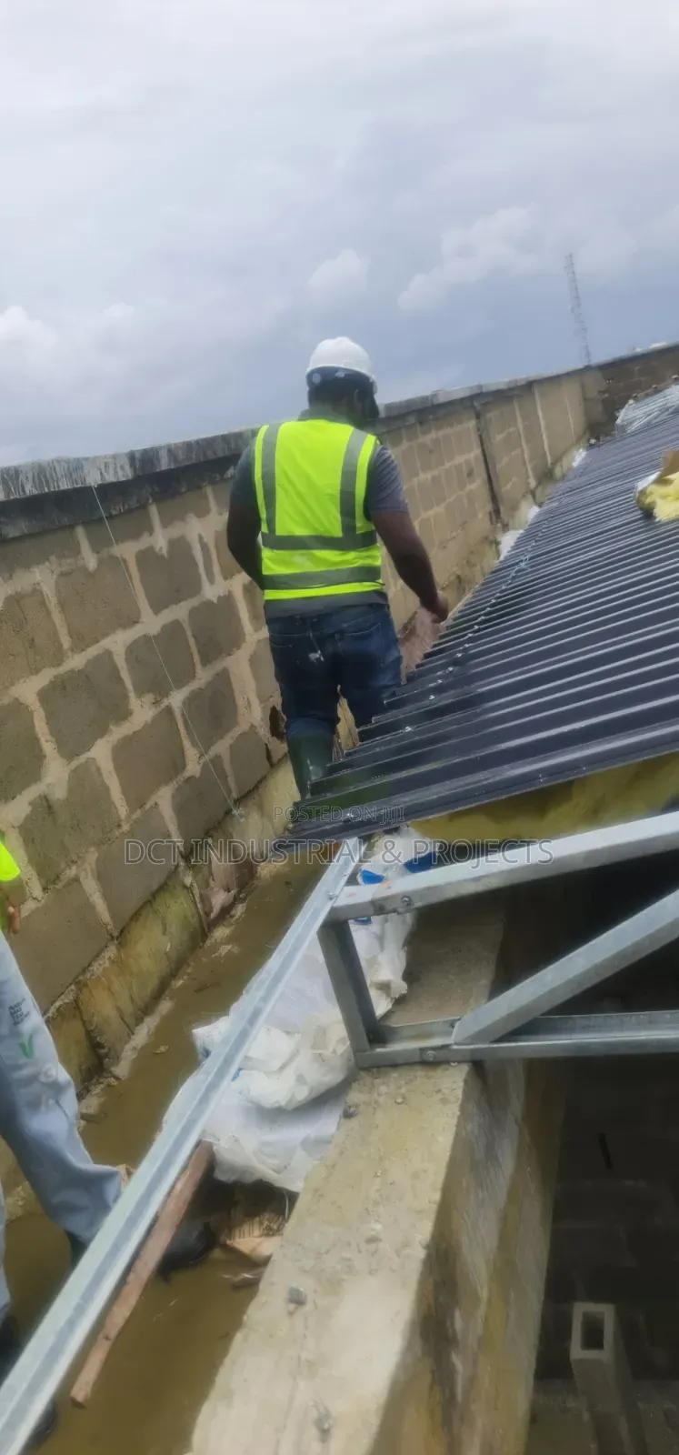 Steel Roof Trusses Constructions / Aluminium Long-Span Installation