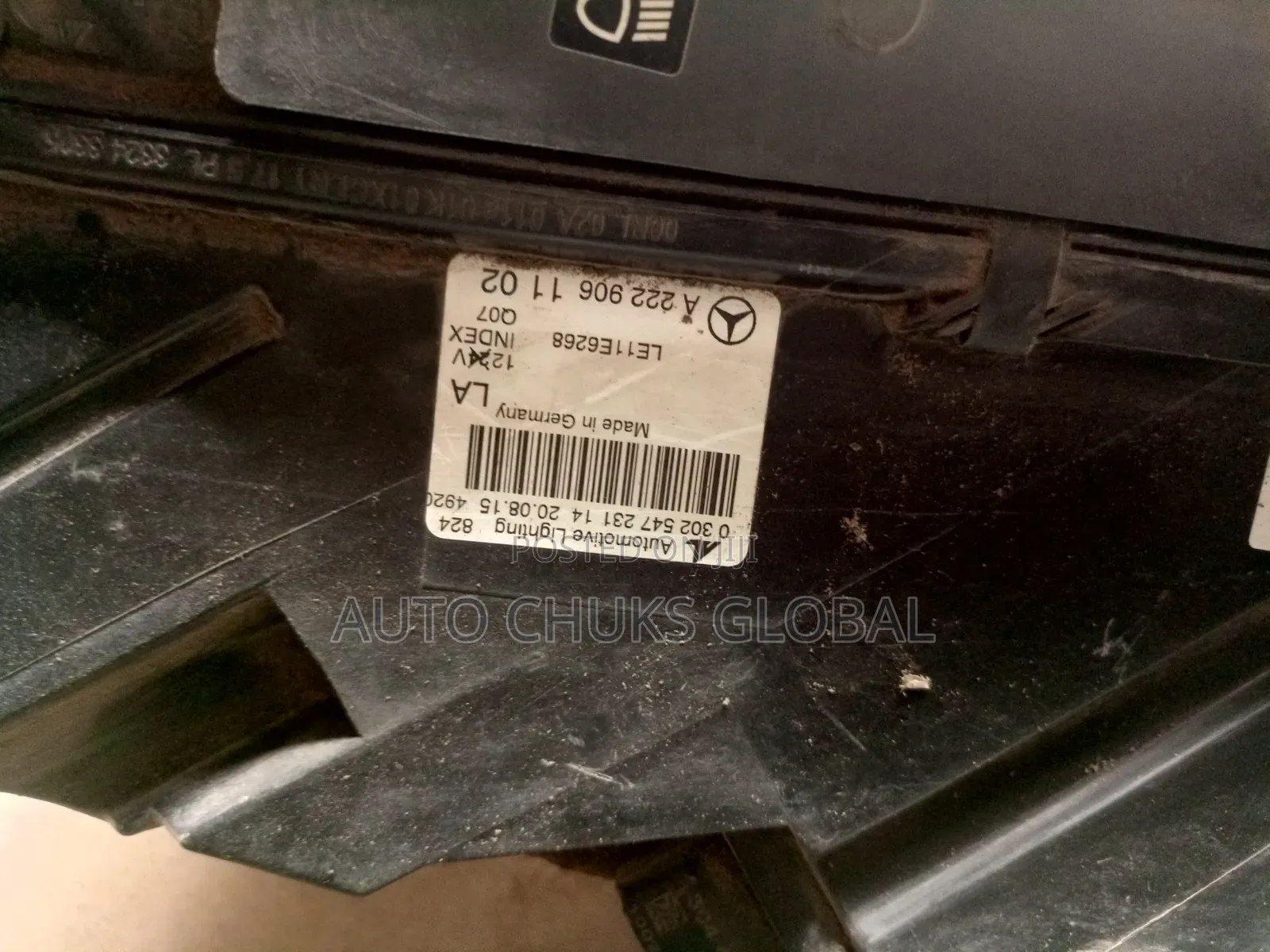 Mercedes W222 S550 S600 Set Headlight W/O Night Vision
