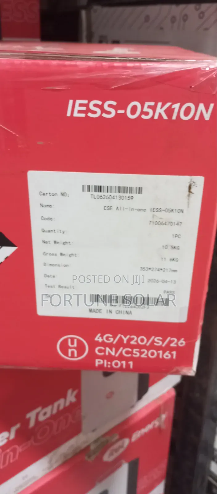 Itel All in One Power Tank 1kwh/500w Longlasting and Digital Display