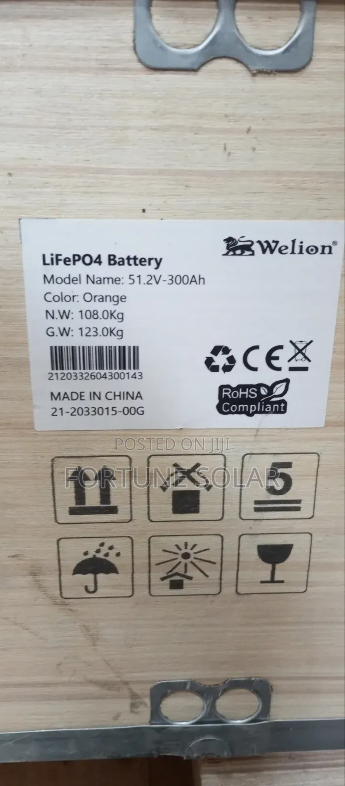 Welion Lithium Battery 15kwh With Digital Display and Standing