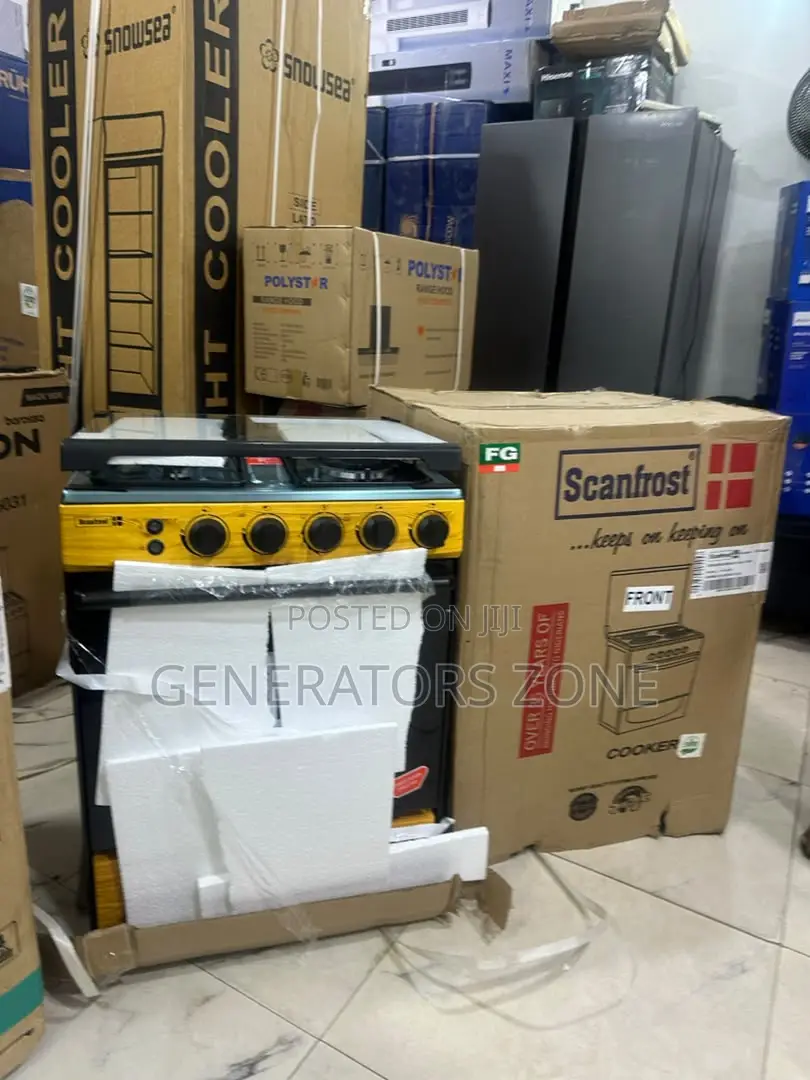 Scanfrost Stylish Gas Cooker 60x60