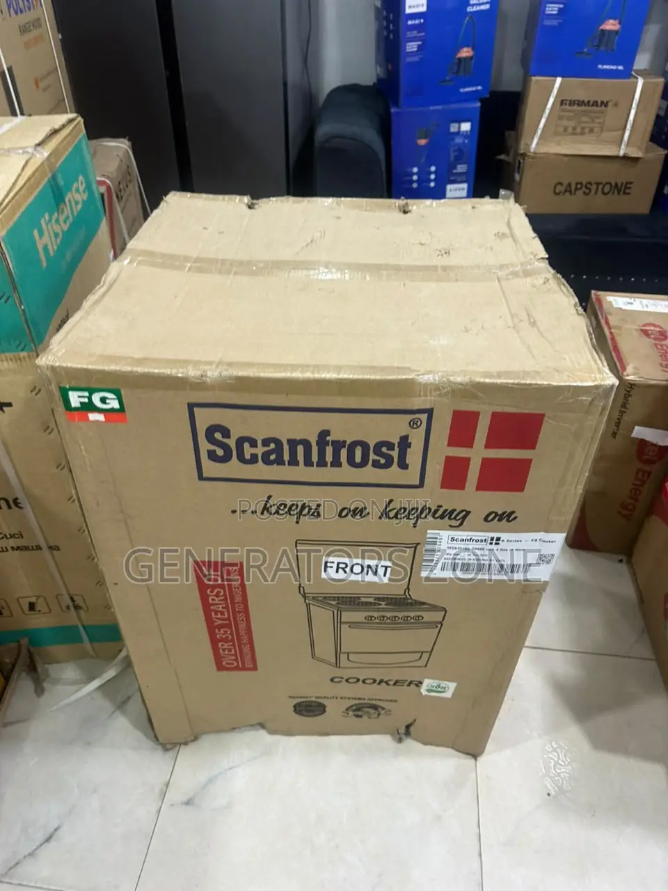 Scanfrost Efficient 4 Burner Gas Cooker