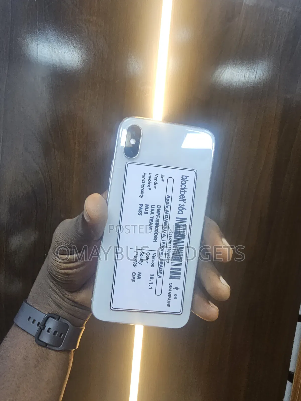 Apple iPhone X 256 GB Silver