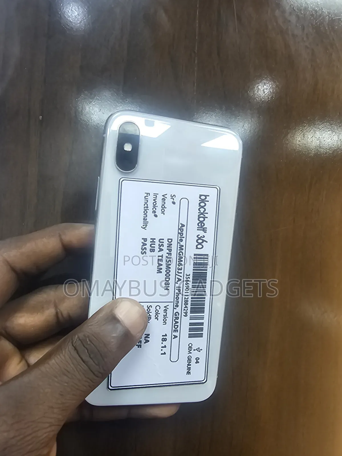 Apple iPhone X 256 GB Silver