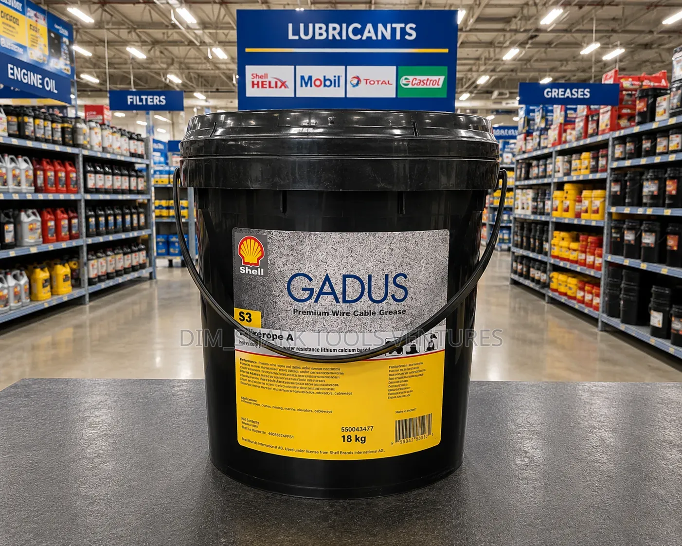 18 Kg Pail of Shell Gadus S3 Wirerope A