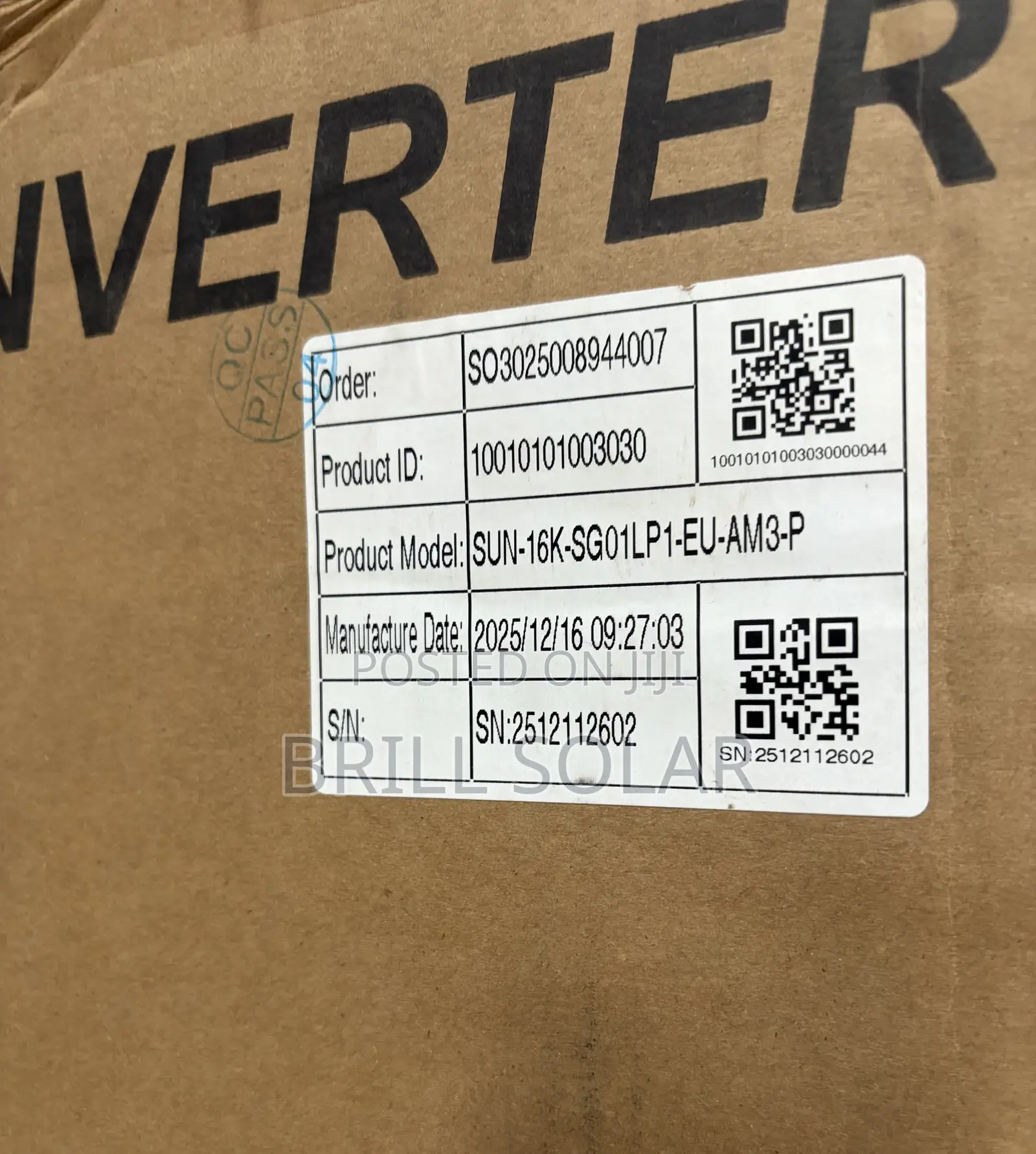 16kva-48v Deye Hybrid Inverter (Single-Phase)