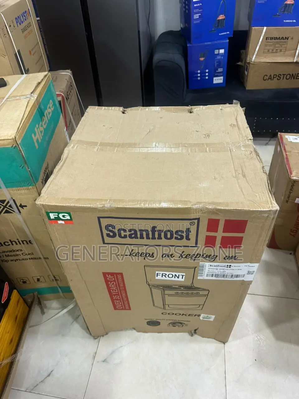 Scanfrost 60x60 4 Burner Cooker for Modern Kitchens