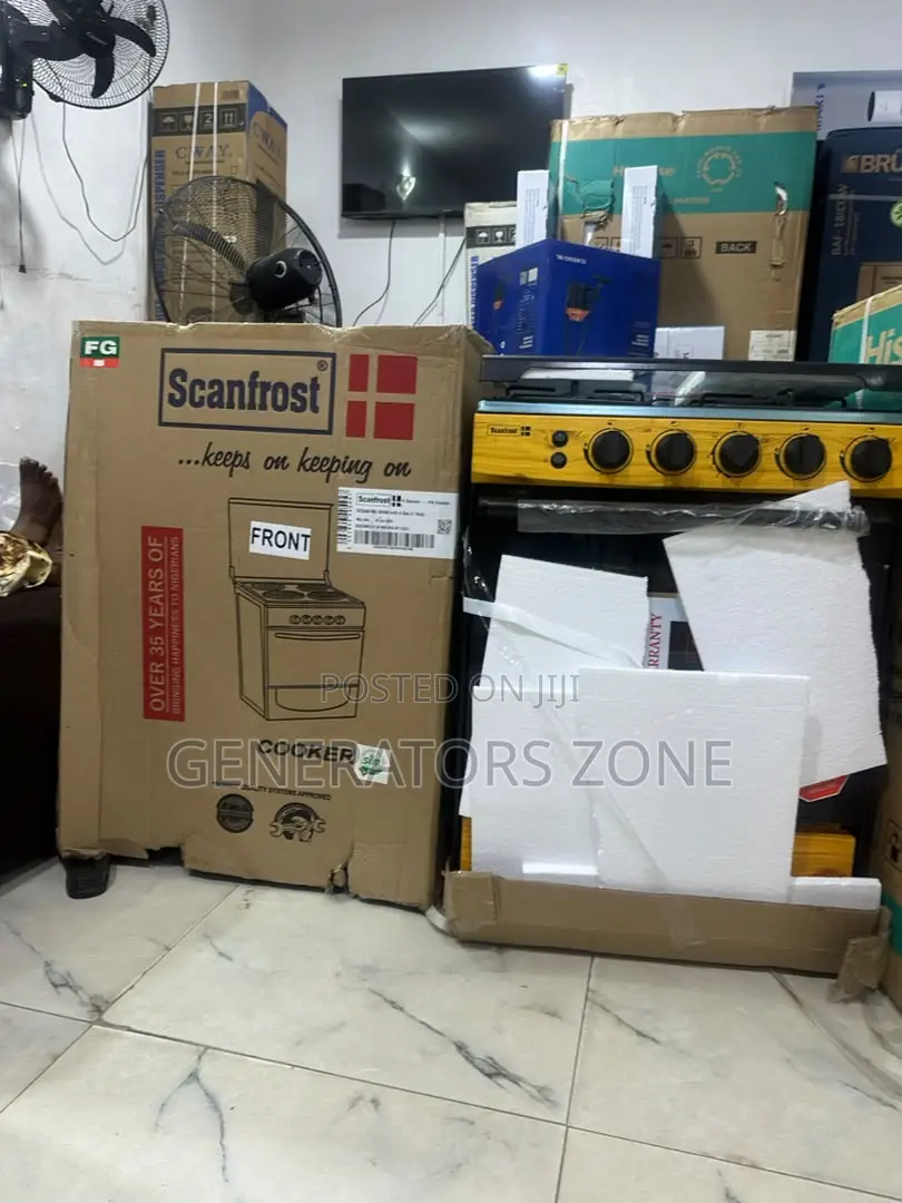 Scanfrost 60x60 4 Burner Cooker for Modern Kitchens