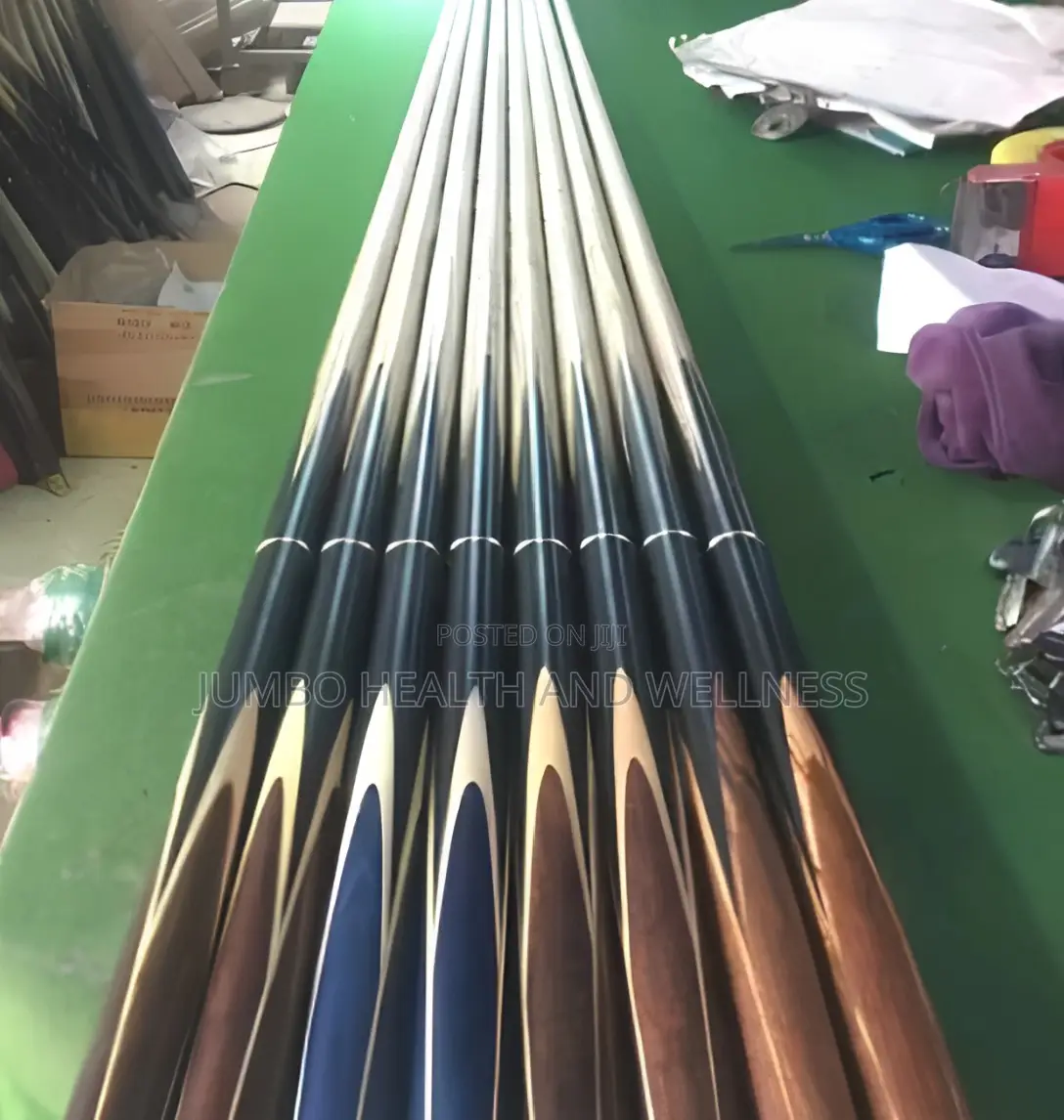Pool Table Cue Sticks - High Standard Use (Detachable)