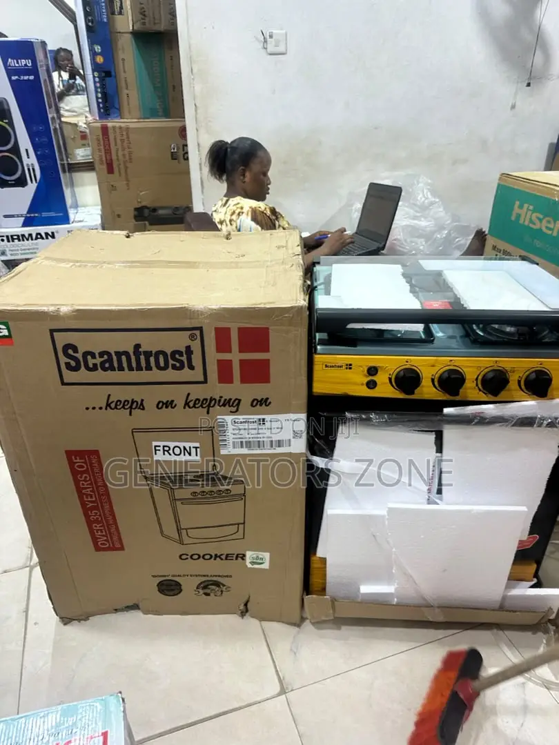 Scanfrost 60x60 4 Burner Gas Appliance