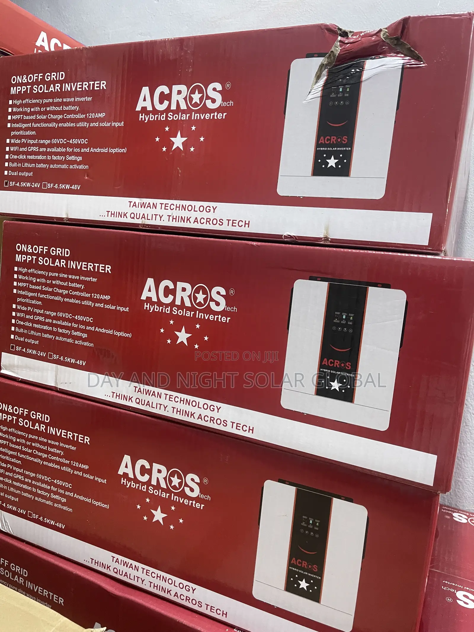 4.5kva 24v Across Hybrid Solar Inverter 5yrs Warranty