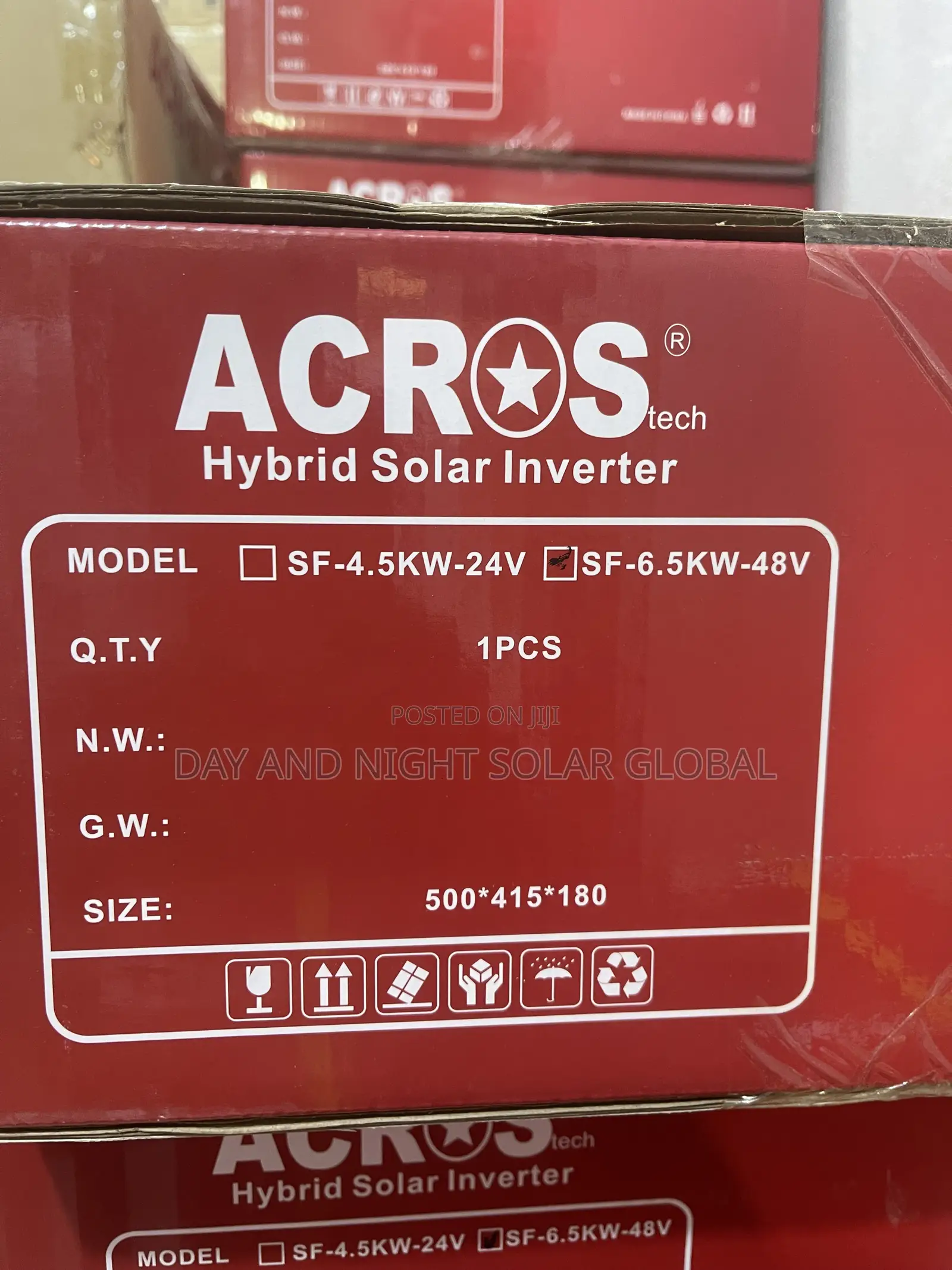 6.5kva 48v Across Hybrid Solar Inverter 5yrs Warranty