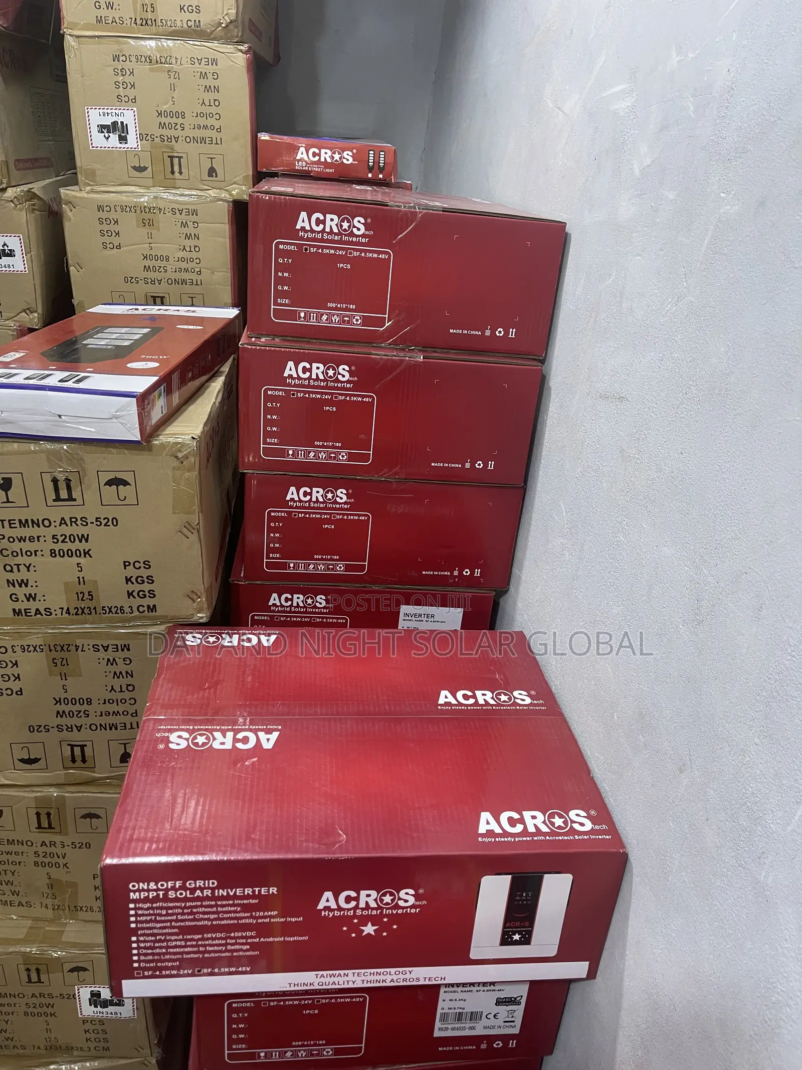 6.5kva 48v Across Hybrid Solar Inverter 5yrs Warranty