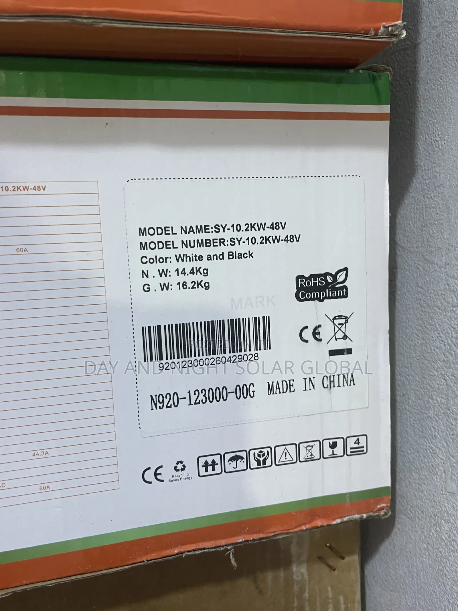 10kva 48v Across Hybrid Solar Inverter 5yrs