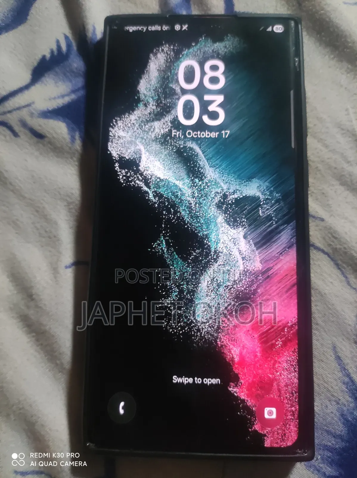 Samsung Galaxy S22 Ultra 128 GB Black