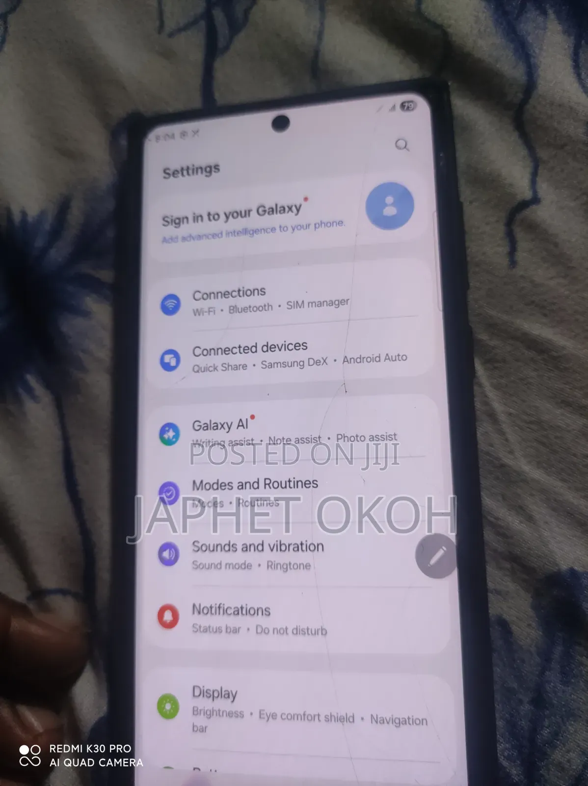 Samsung Galaxy S22 Ultra 128 GB Black
