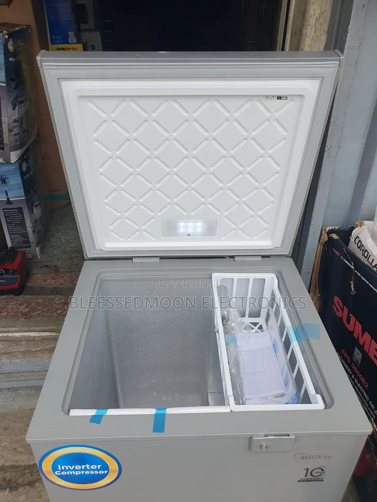 MIDEA INVERTER Chest Freezer 100liters With 10 Years Company W