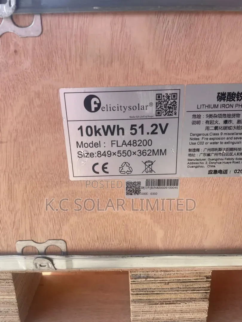 10kwh Felicity Lithium Battery