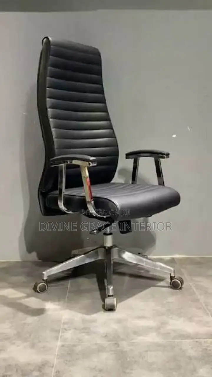 High Back Executive Leather Office Chair