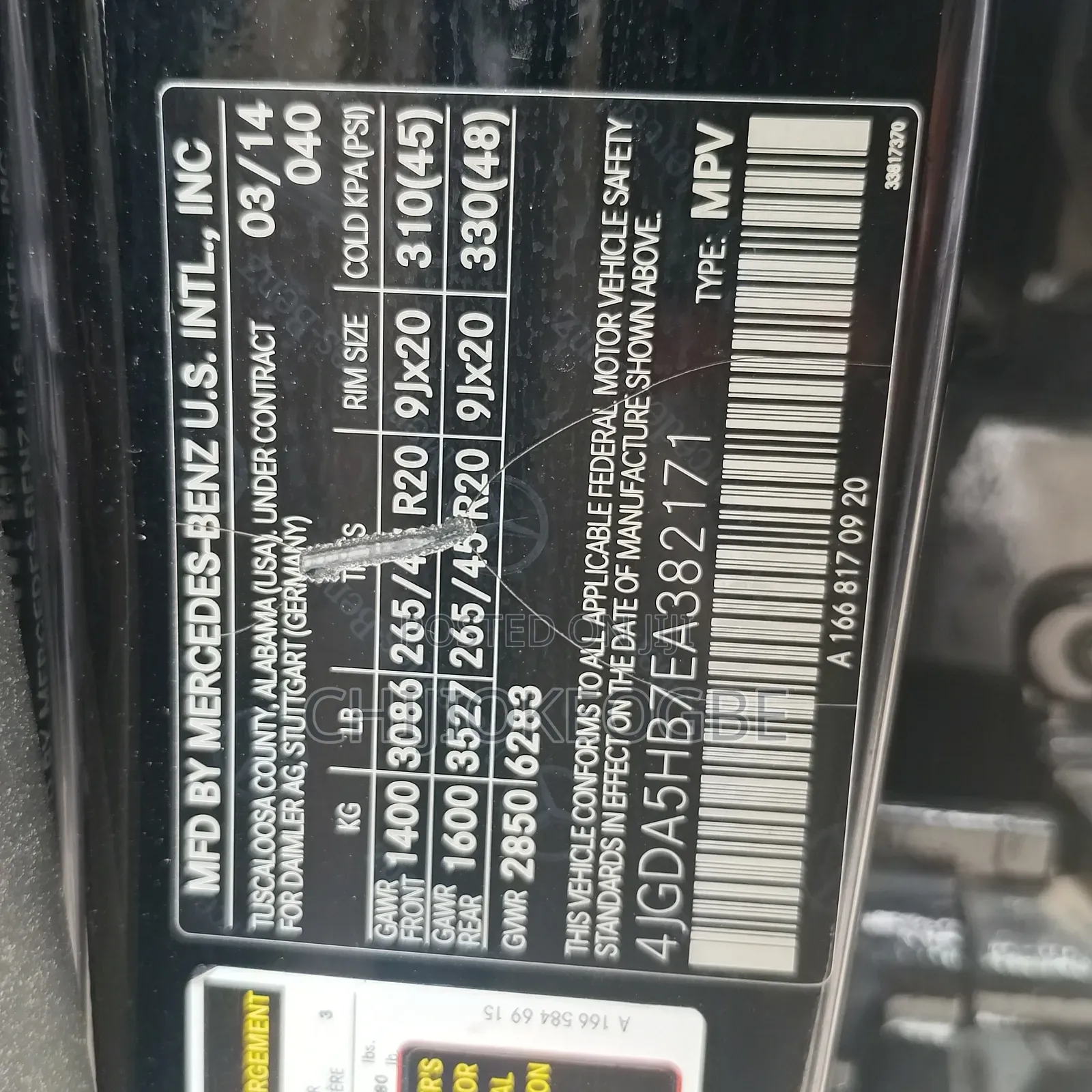 Mercedes-Benz M Class 2015 Black