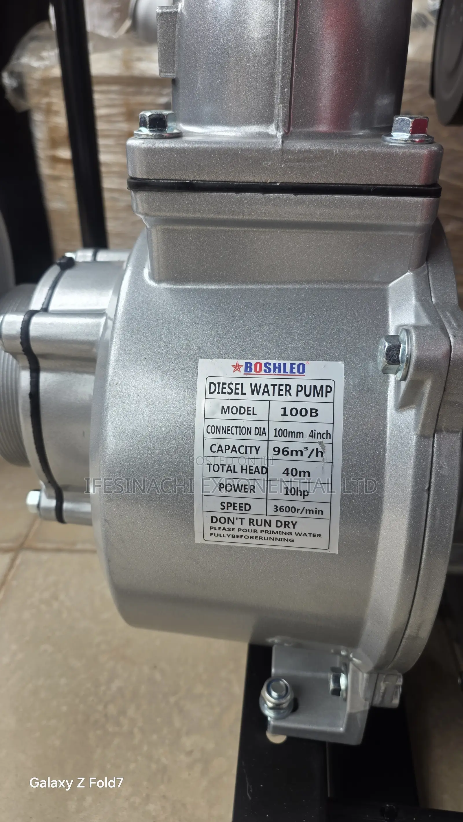 4 Inches Diesel Water Pump