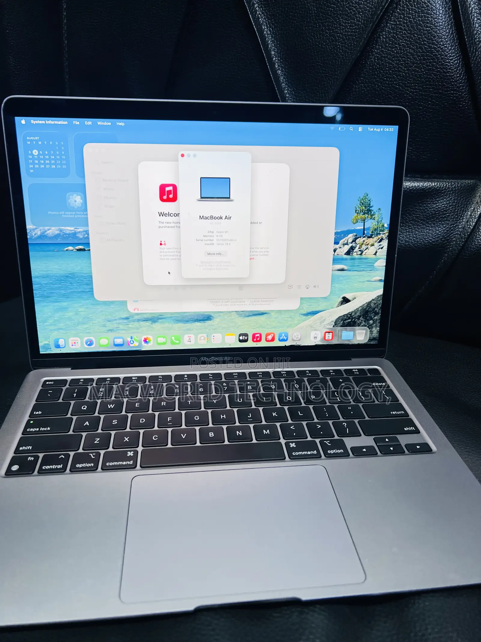 Laptop Apple MacBook Air 2020 M1 8GB Apple M1 SSD 256GB