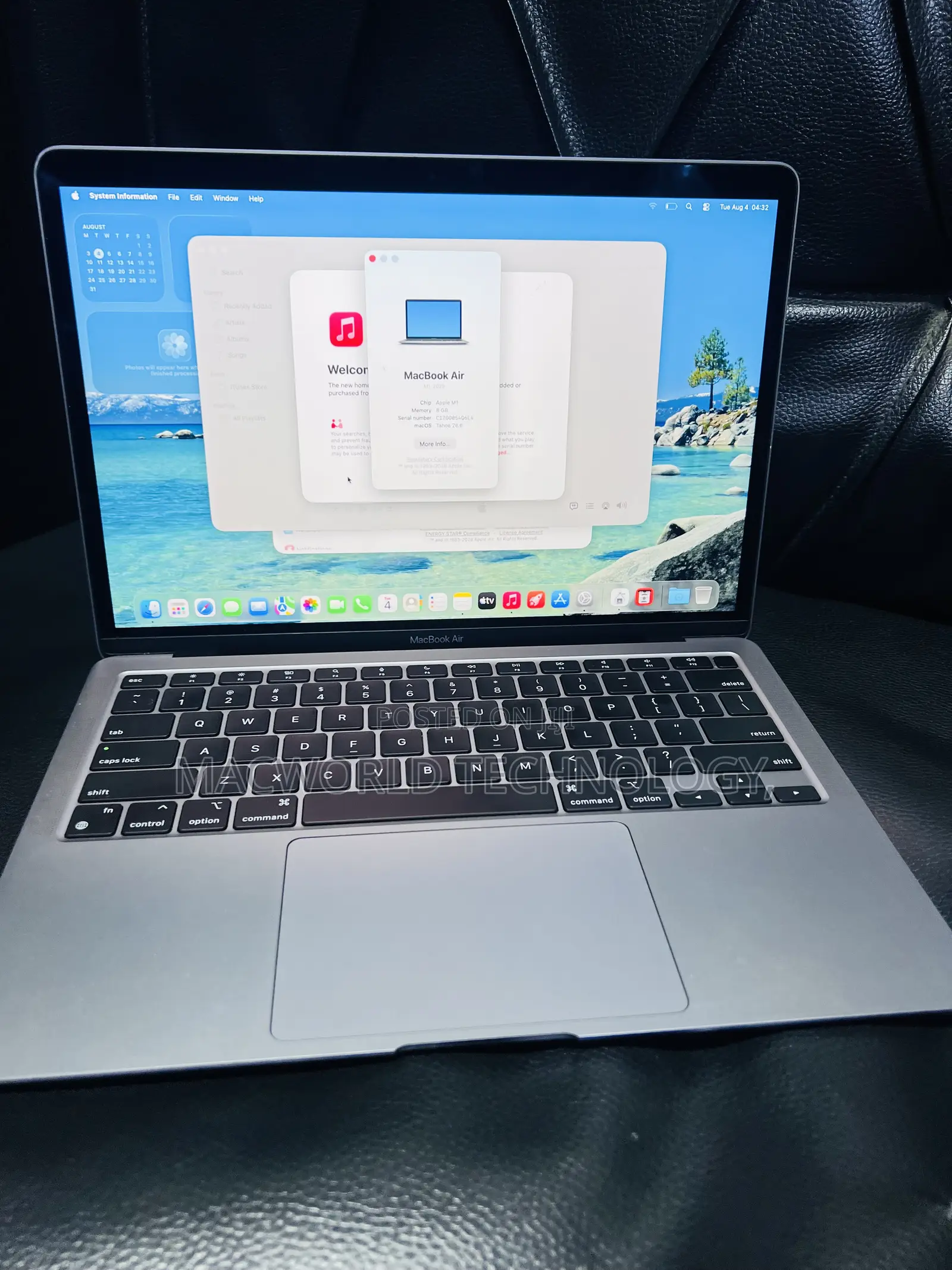 Laptop Apple MacBook Air 2020 M1 8GB Apple M1 SSD 256GB