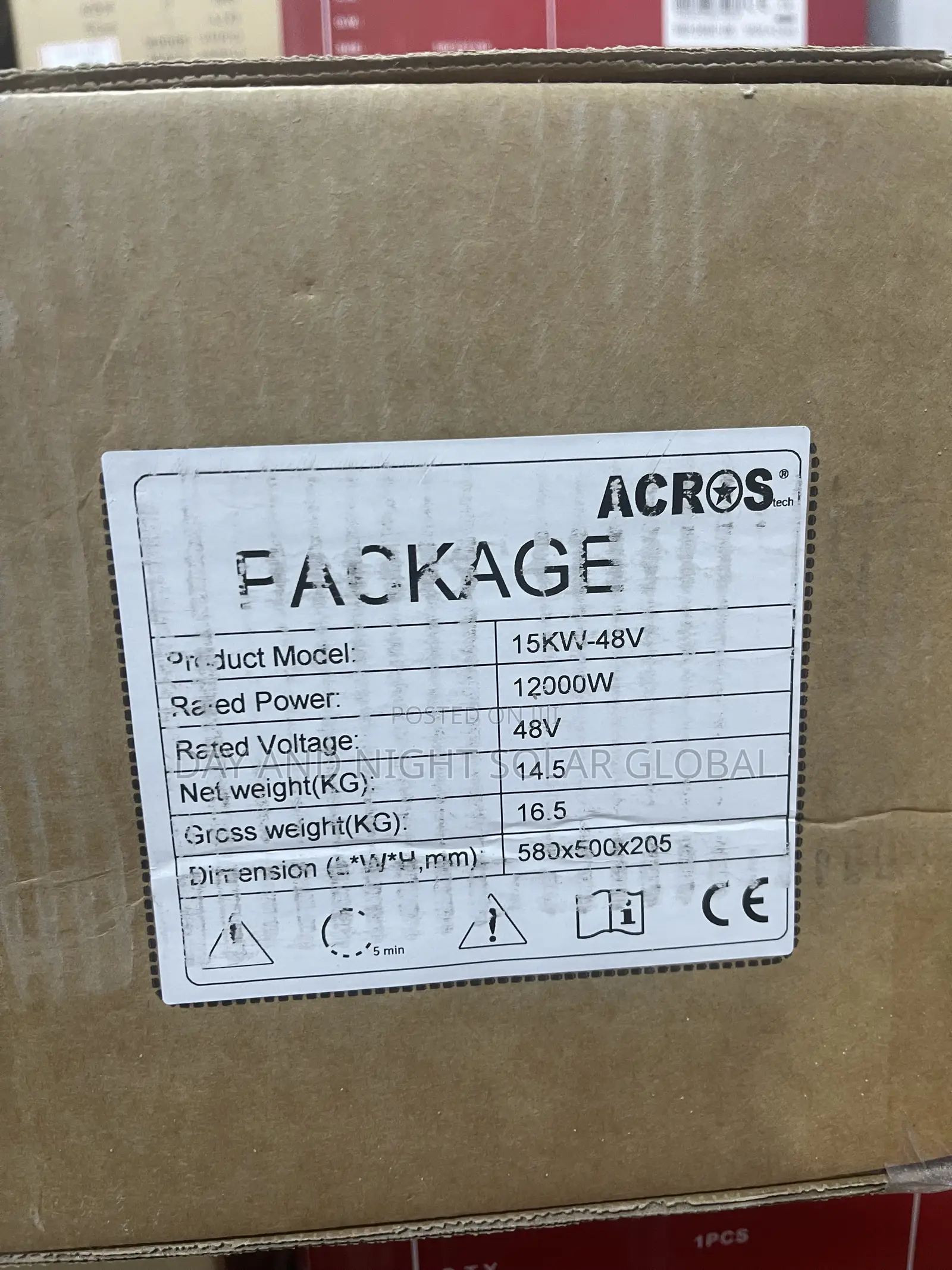 15kva 48v Across Hybrid Solar Inverter 5yrs Warranty