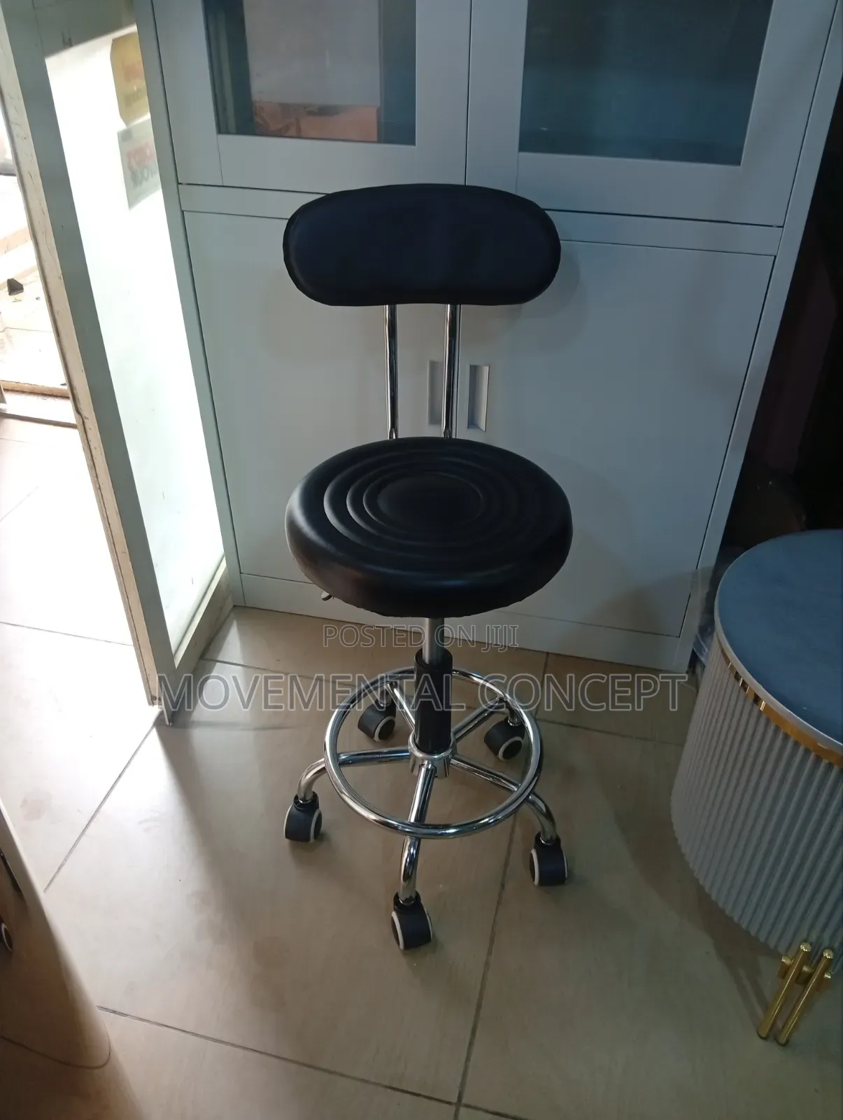 Bar Stool With Rolling Tyres