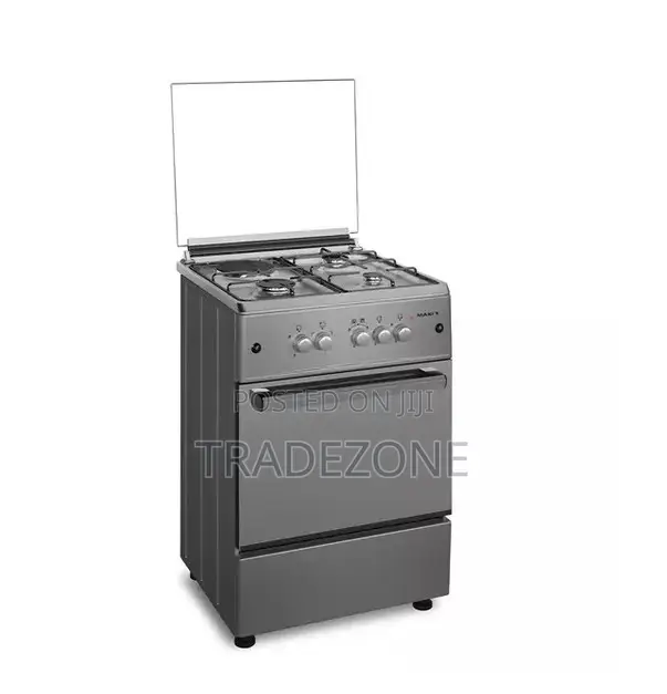 Maxi Gas Cooker 60x60 CM (3+1) Burners Inox