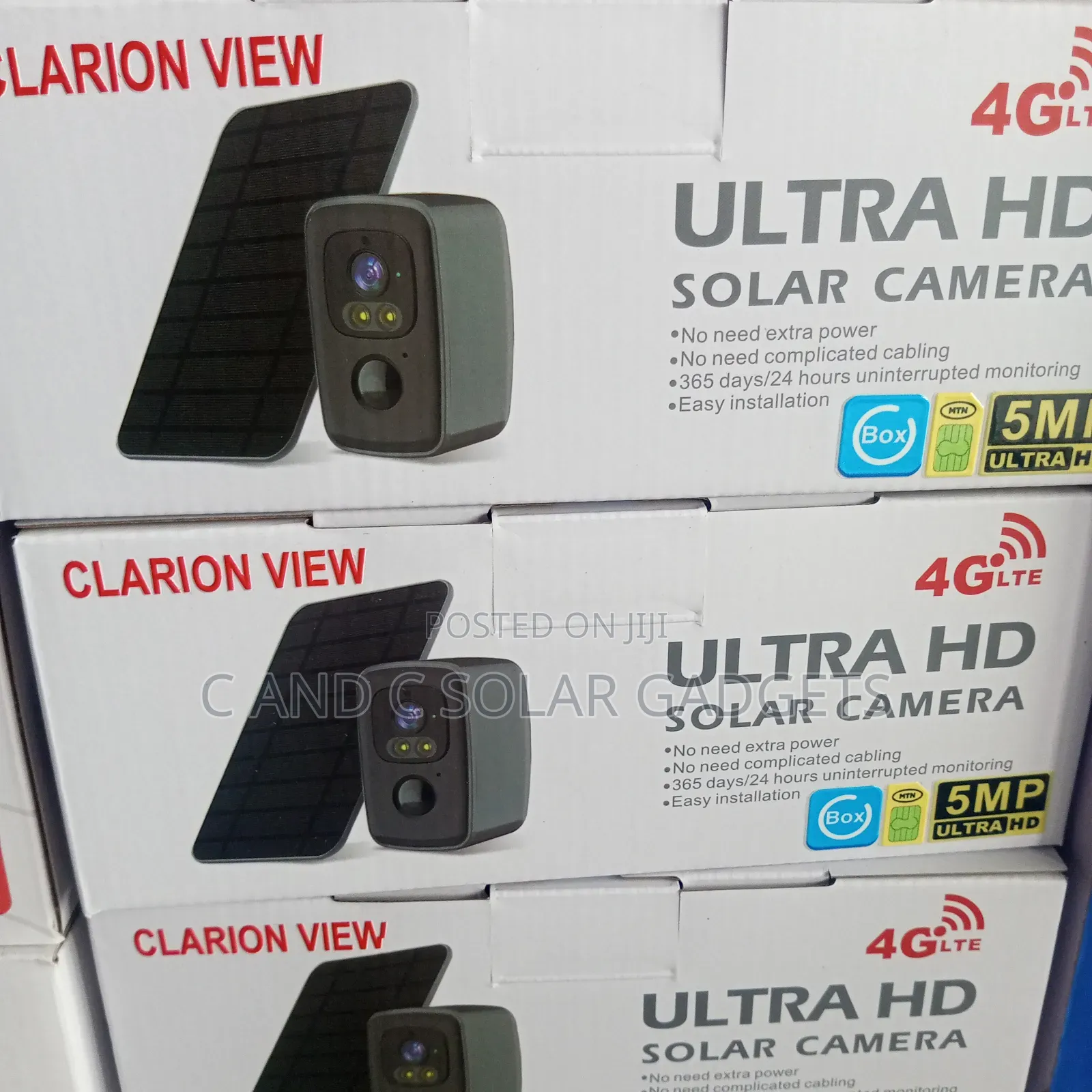 Ubox B50 Spy Solar Camera 4g