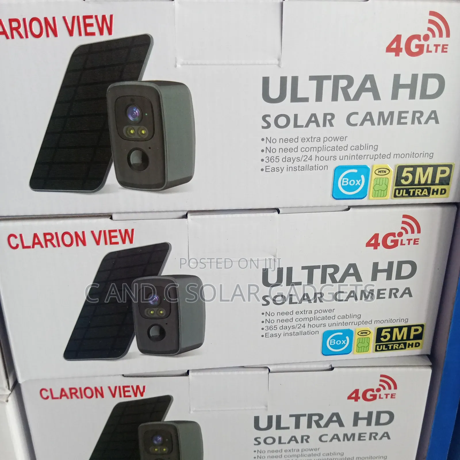 Ubox B50 Spy Solar Camera 4g