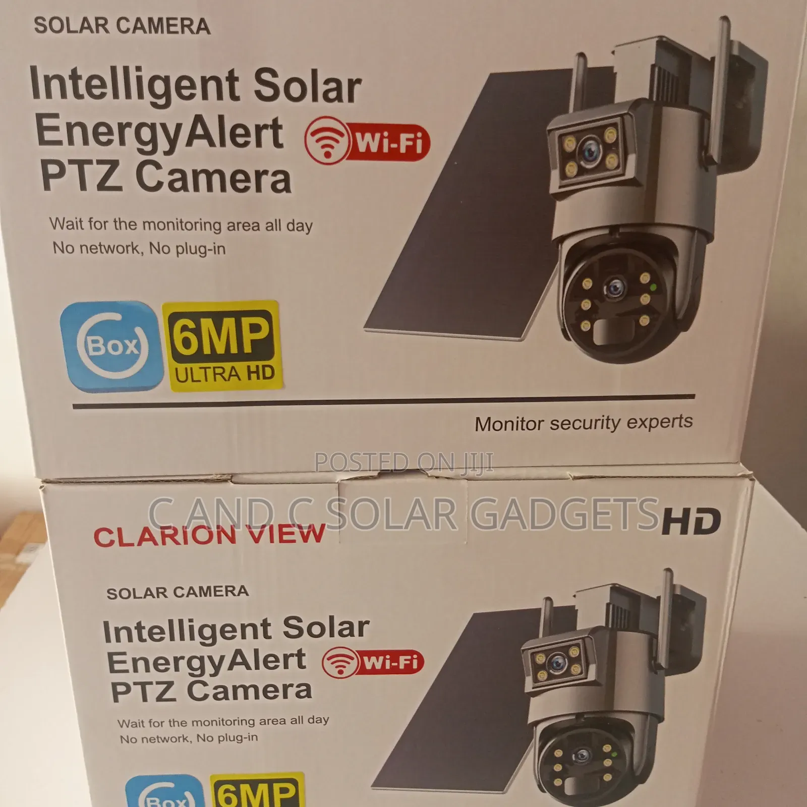 Ubox A30-Wifi Solar PTZ Camera DUAL LENS
