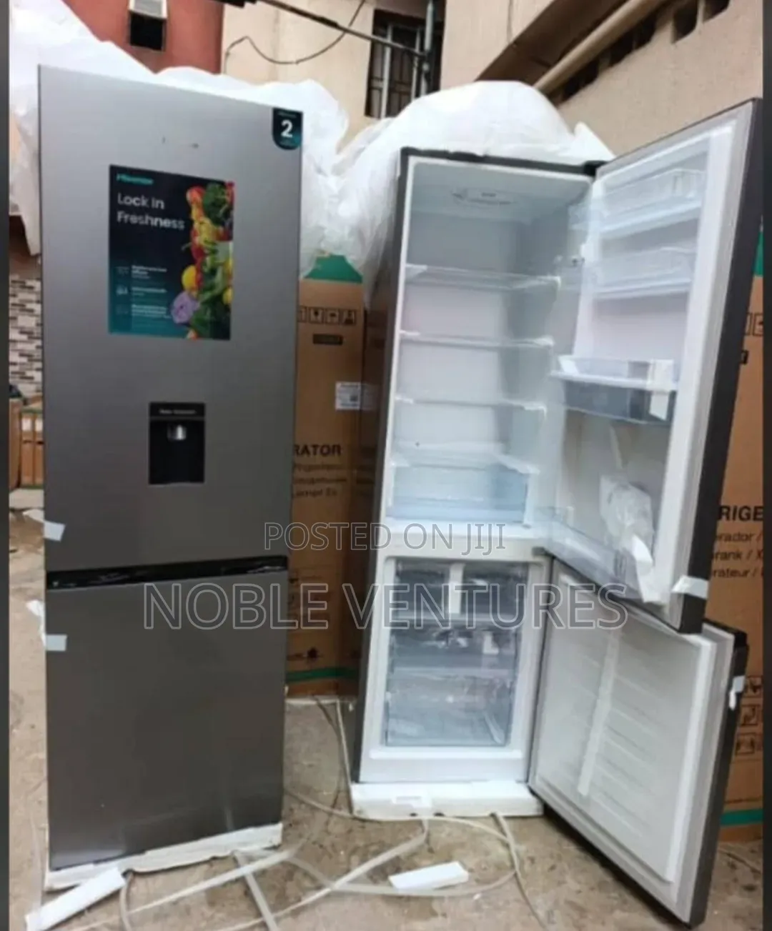 Original Hisense Double Door Water Dispenser Refrigerator