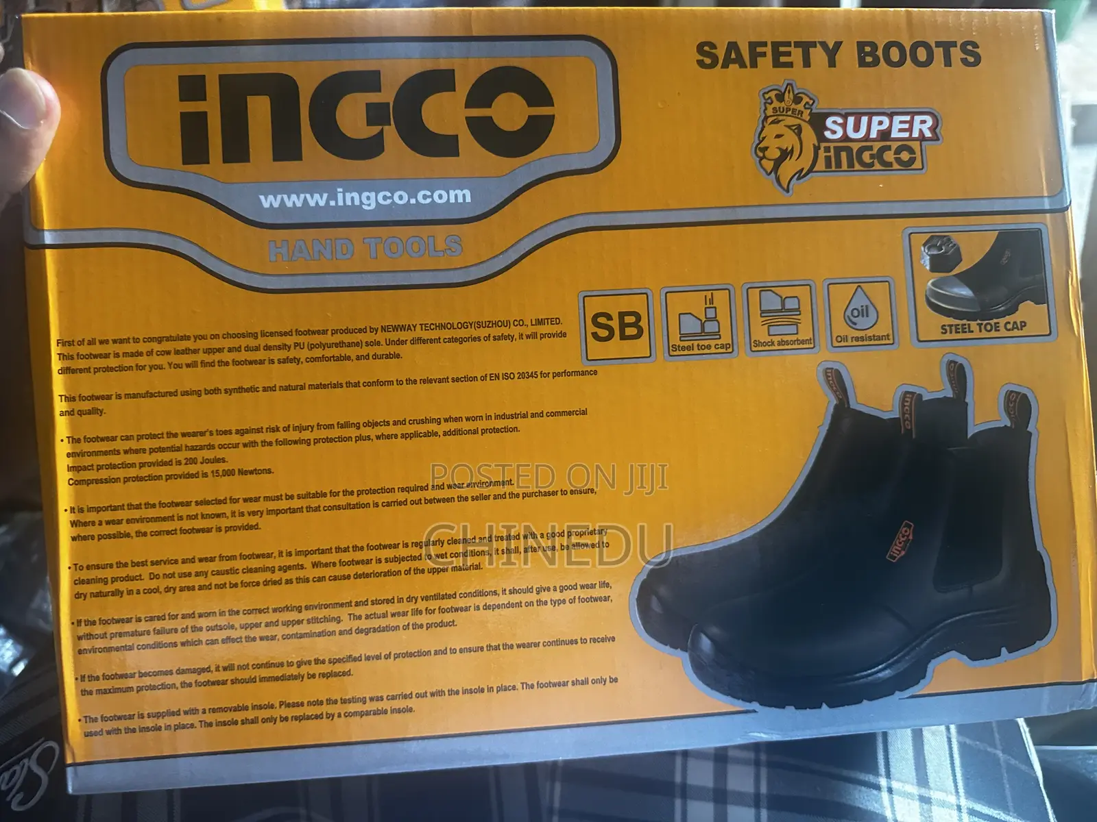 INGCO SUPER Safety Boots