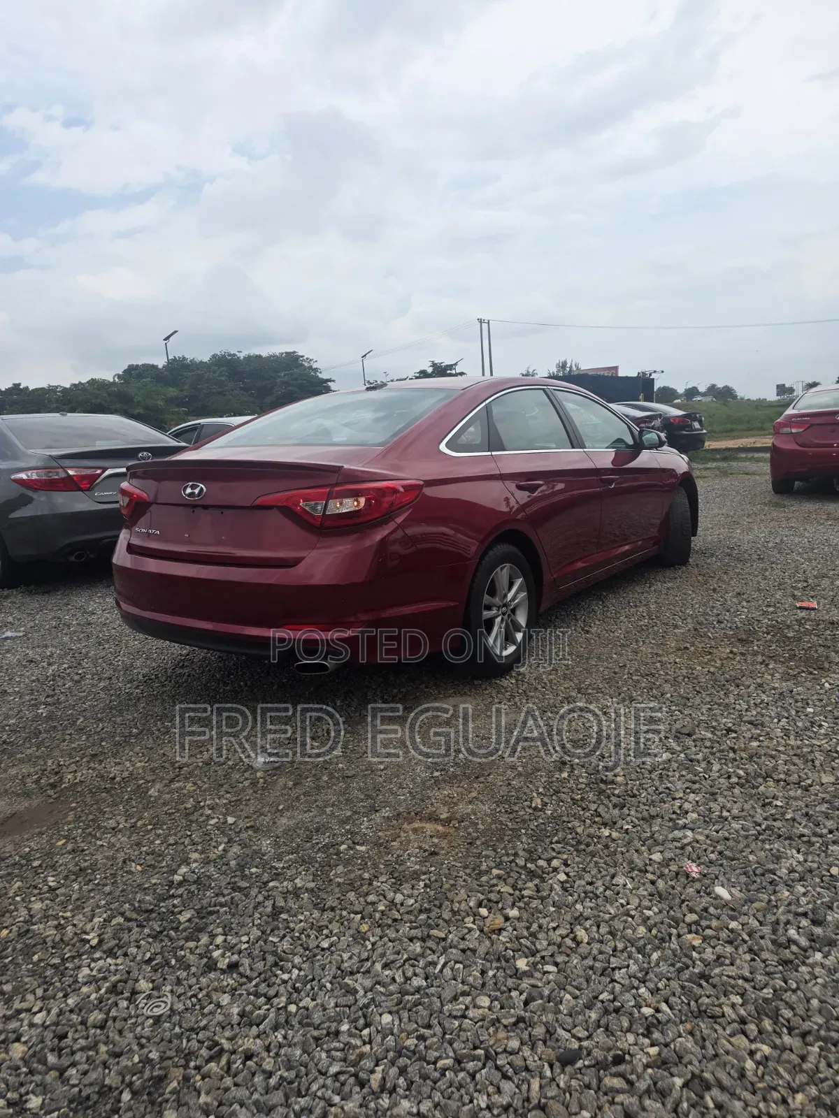 Hyundai Sonata Eco 4dr Sedan (1.6L 4cyl Turbo 7AM) 2015 Red