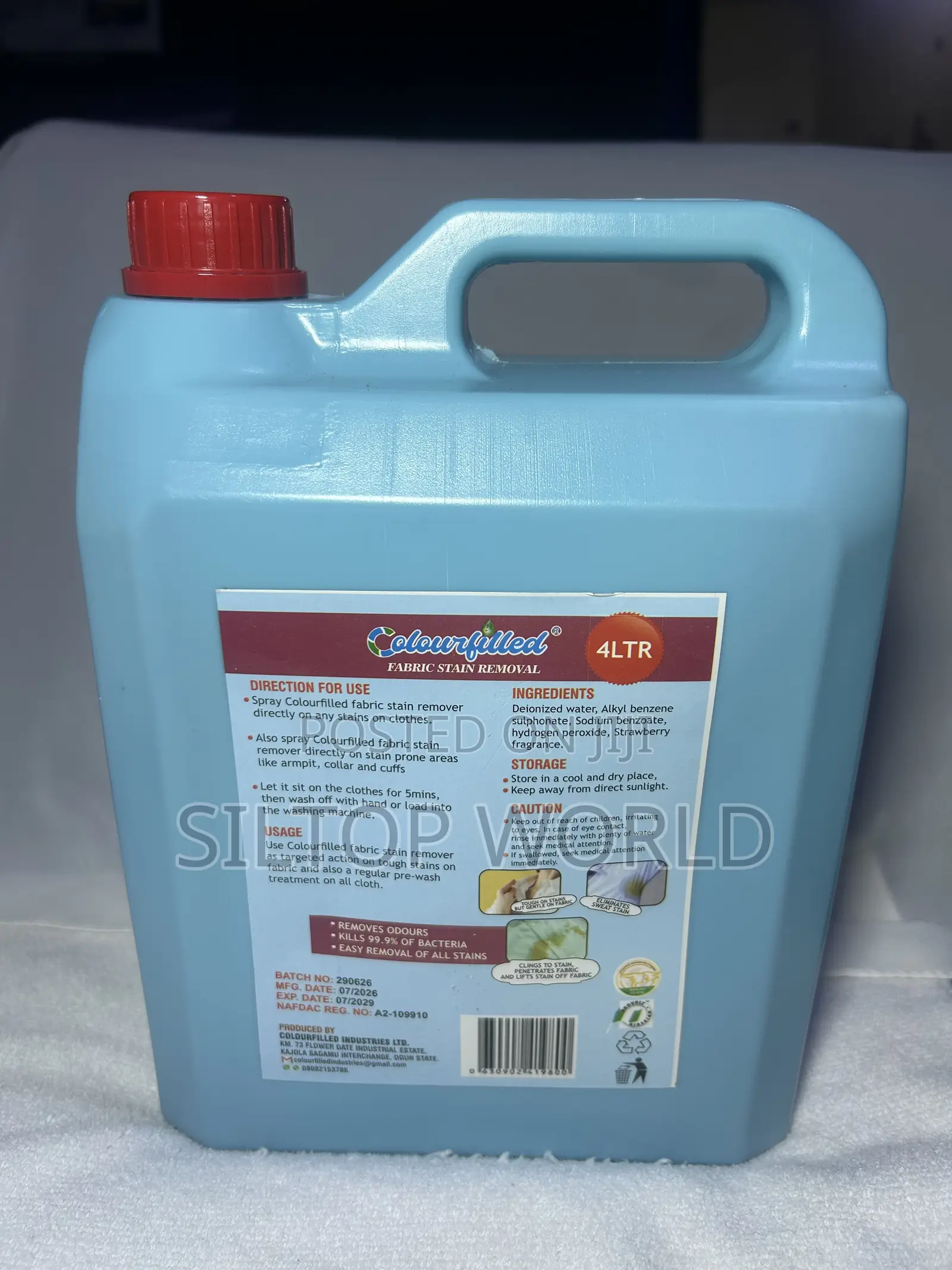 4L Colourfilled Fabric Stain Remover