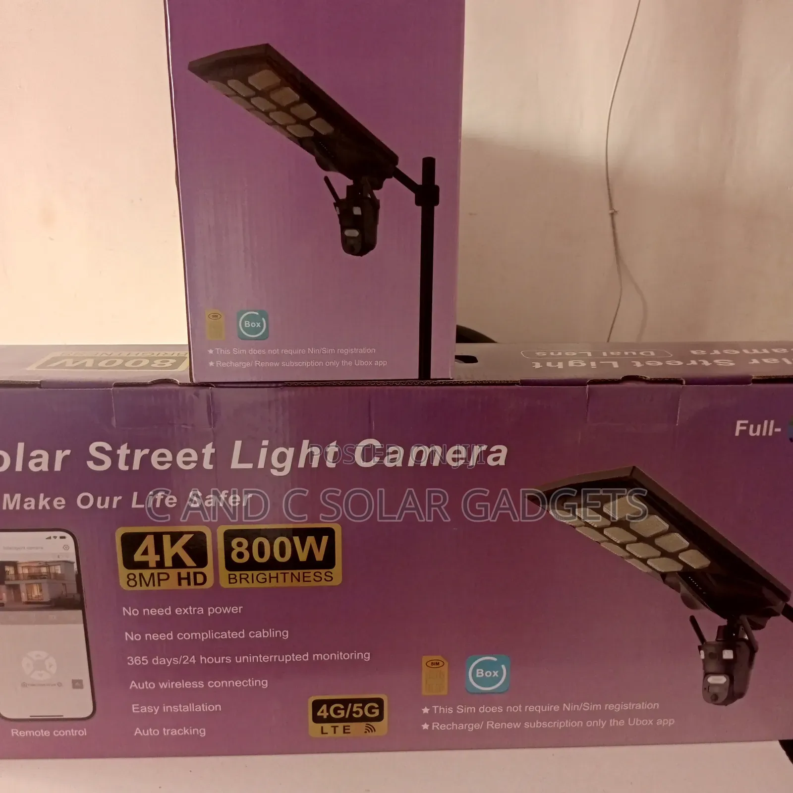 Ubox Ld800 Street Light Camera 4g