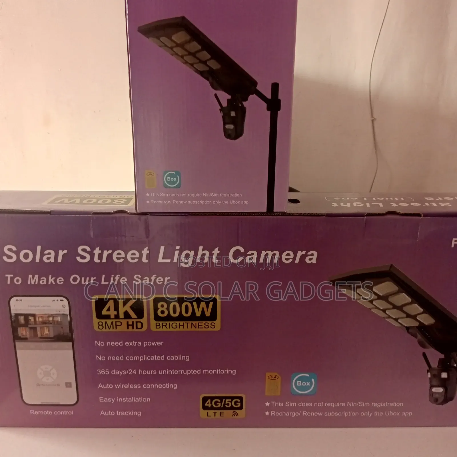 Ubox Ld800 Street Light Camera 4g