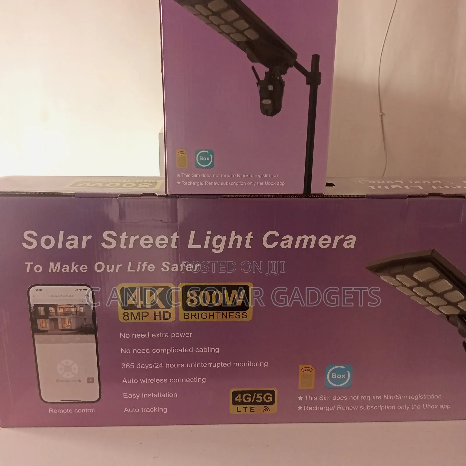 Ubox Ld800 Street Light Camera 4g