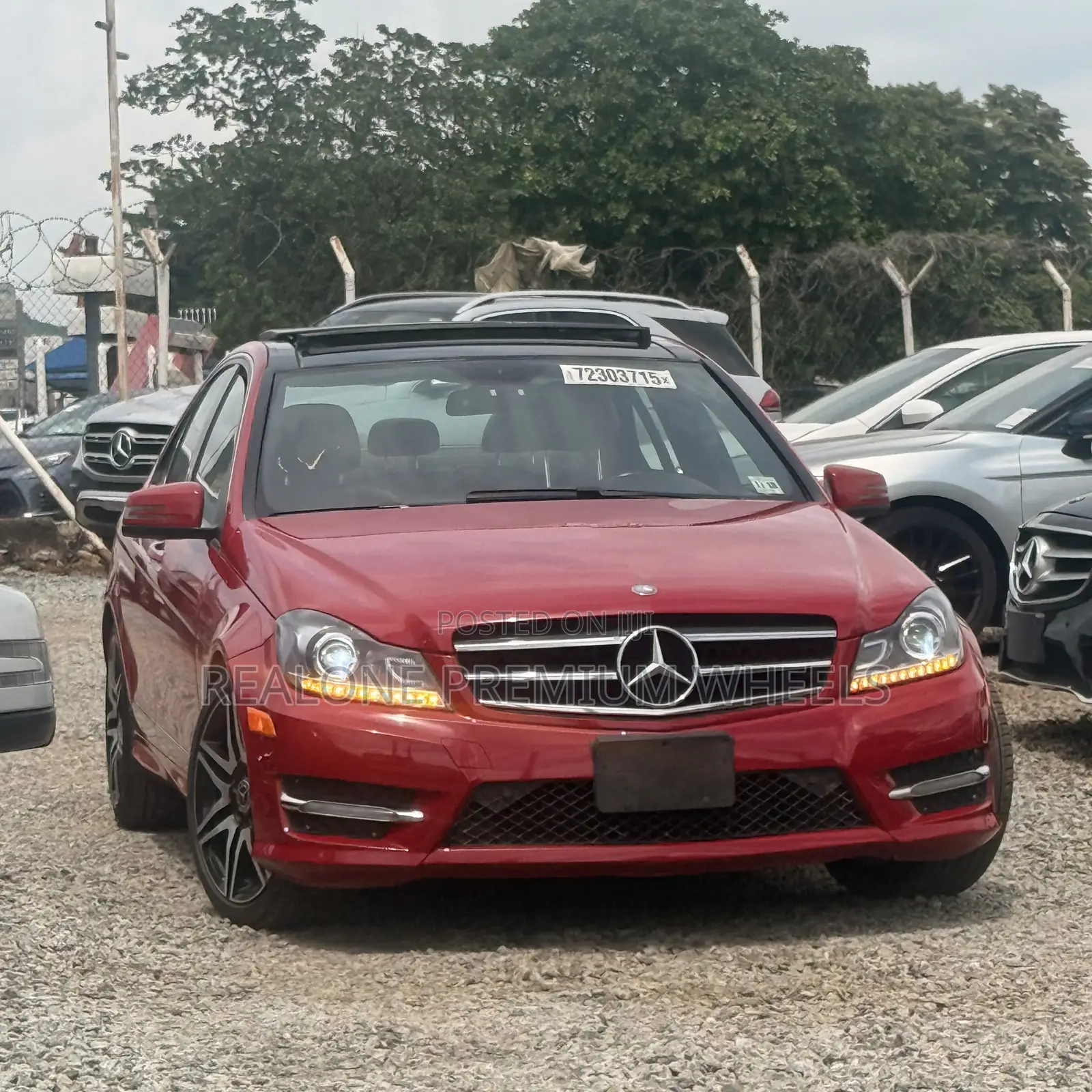 Mercedes-Benz C300 Sport 4Matic Sedan AWD (3.5L 6cyl 7A) 2013 Red