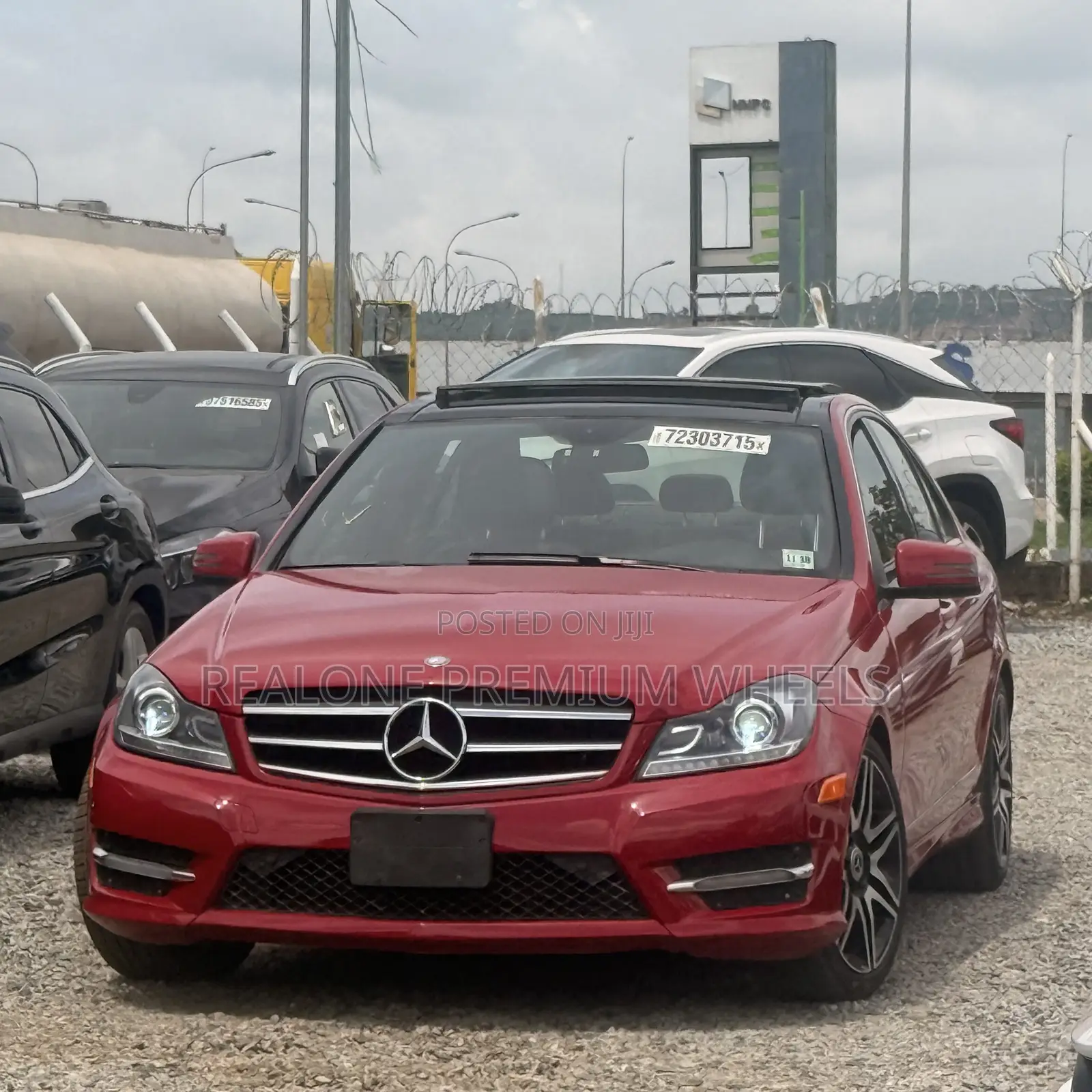 Mercedes-Benz C300 Sport 4Matic Sedan AWD (3.5L 6cyl 7A) 2013 Red