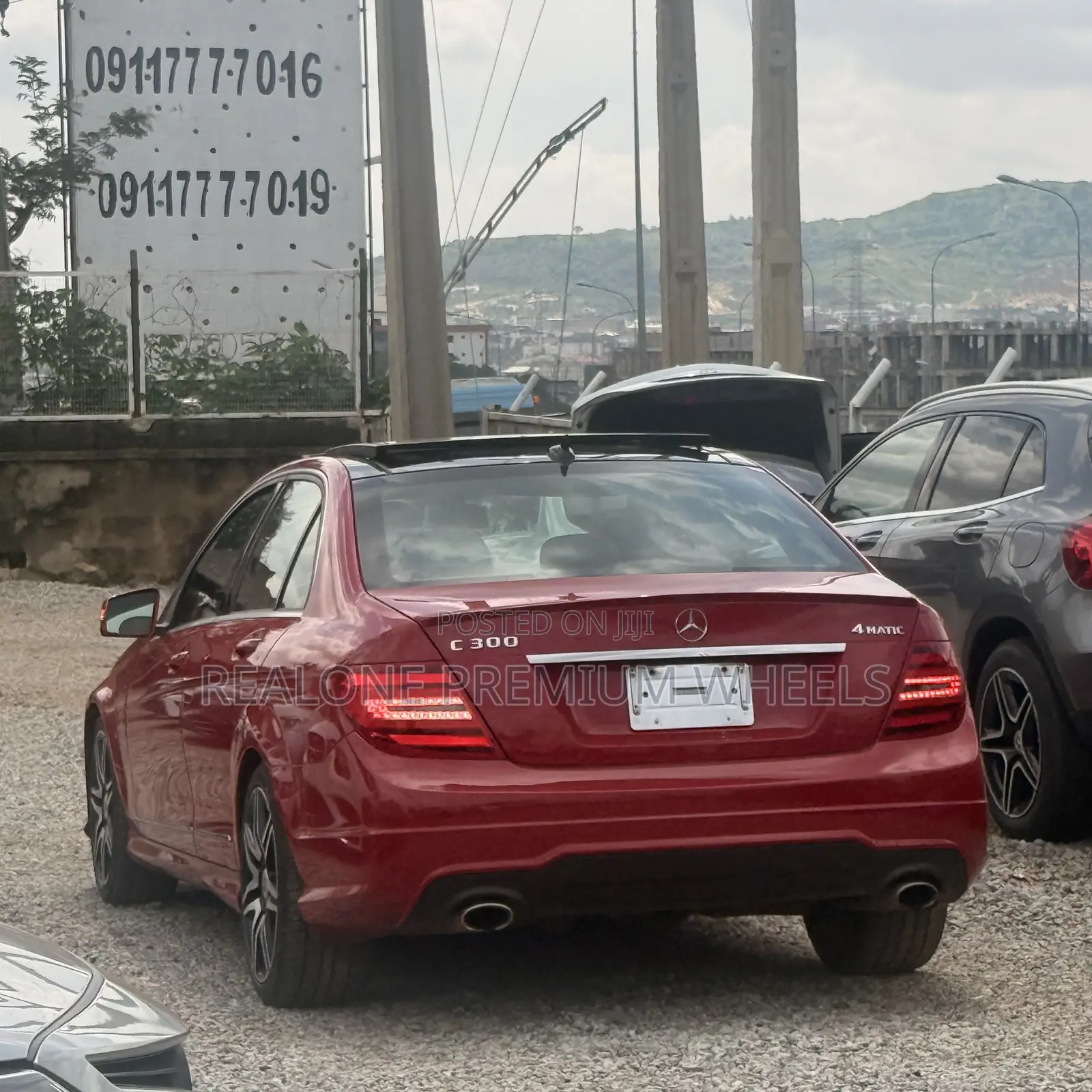 Mercedes-Benz C300 Sport 4Matic Sedan AWD (3.5L 6cyl 7A) 2013 Red