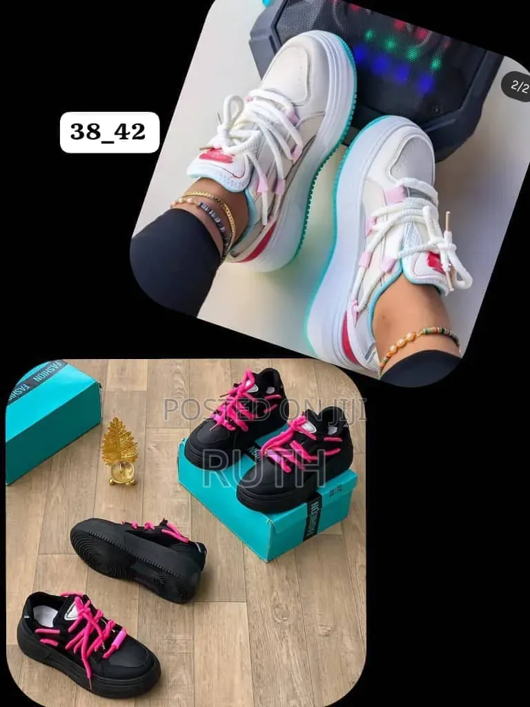 Ladies Trendy Sneakers – Comfortable Everyday Shoes