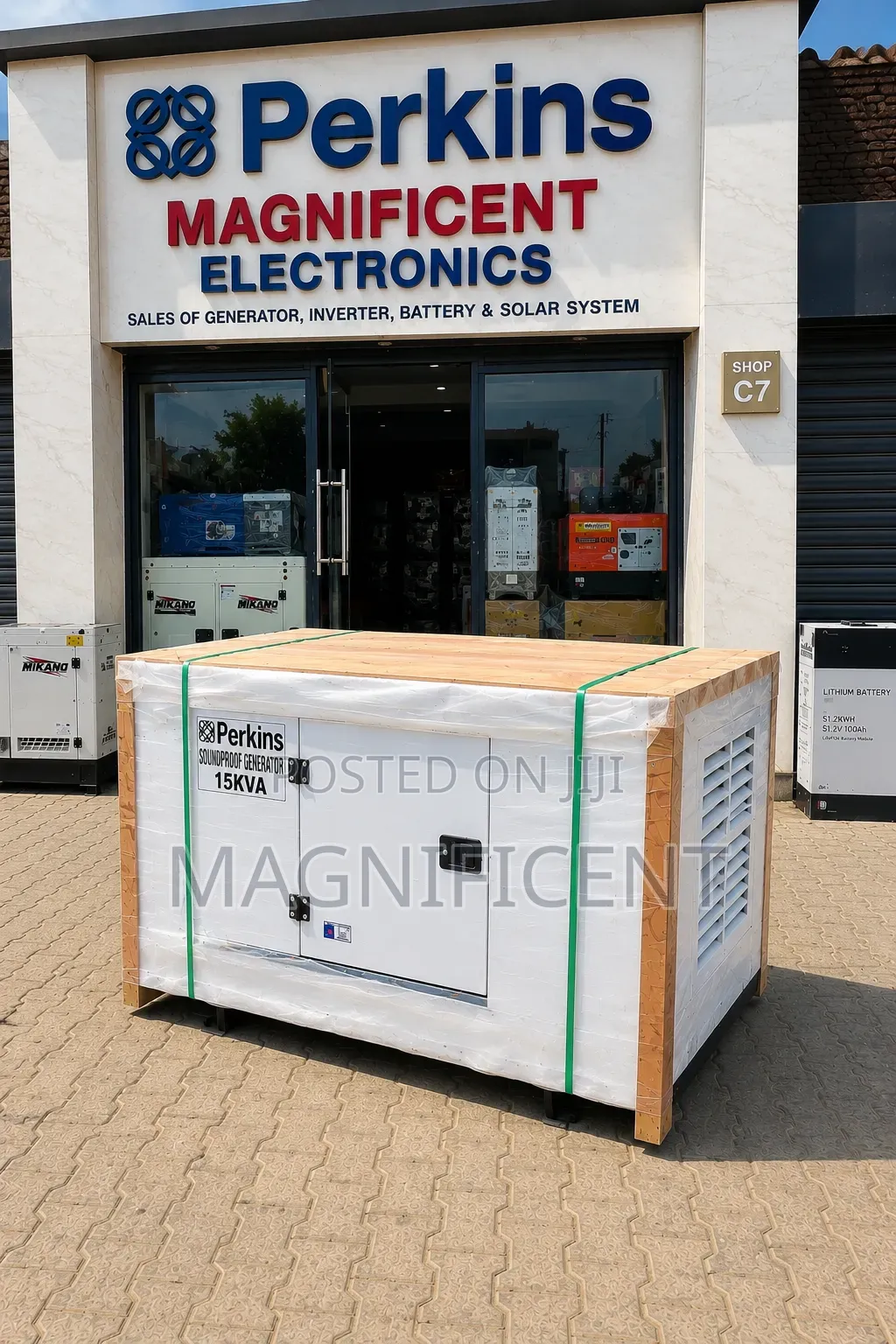Perkins 15kVA Soundproof Diesel Generator – Brand New Backup Power