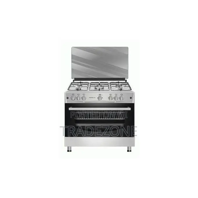 Maxi 60*90 Gas Cooker 6090 (5 Gas Burner) INOX - 60 X 90